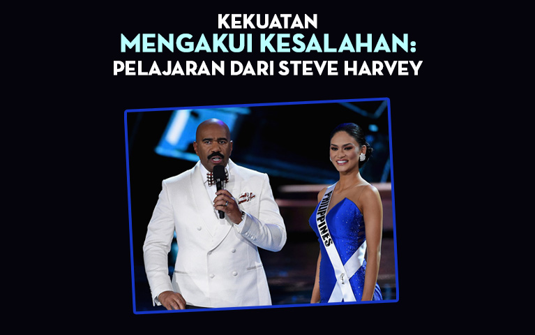 Kekuatan Mengakui Kesalahan: Pelajaran dari Steve Harvey